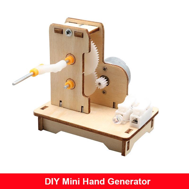 DIY Mini Hand Generator DIY Sc - Science Max 评论和价格