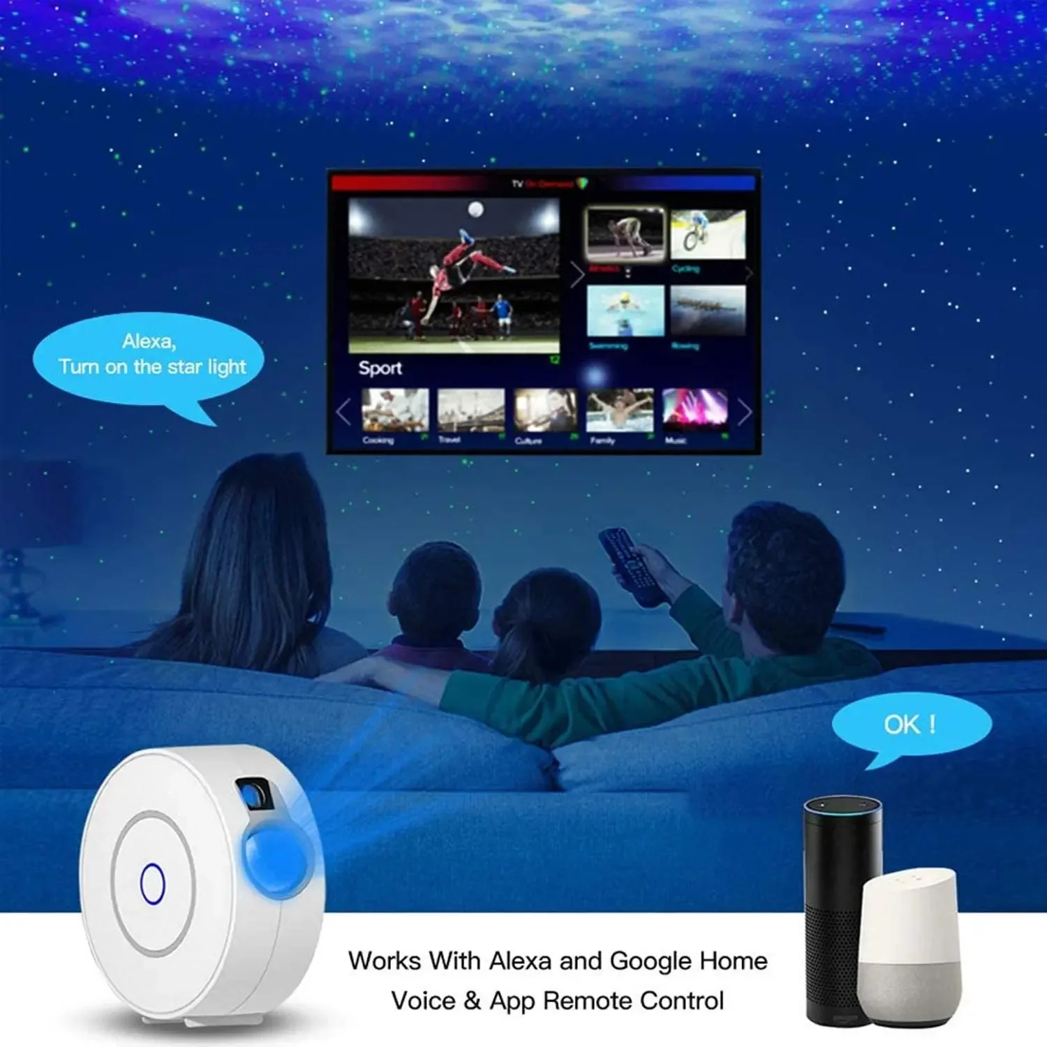 Tuya WiFi Intelligent Aurora G - Planetarium Projector Home 评论和价格