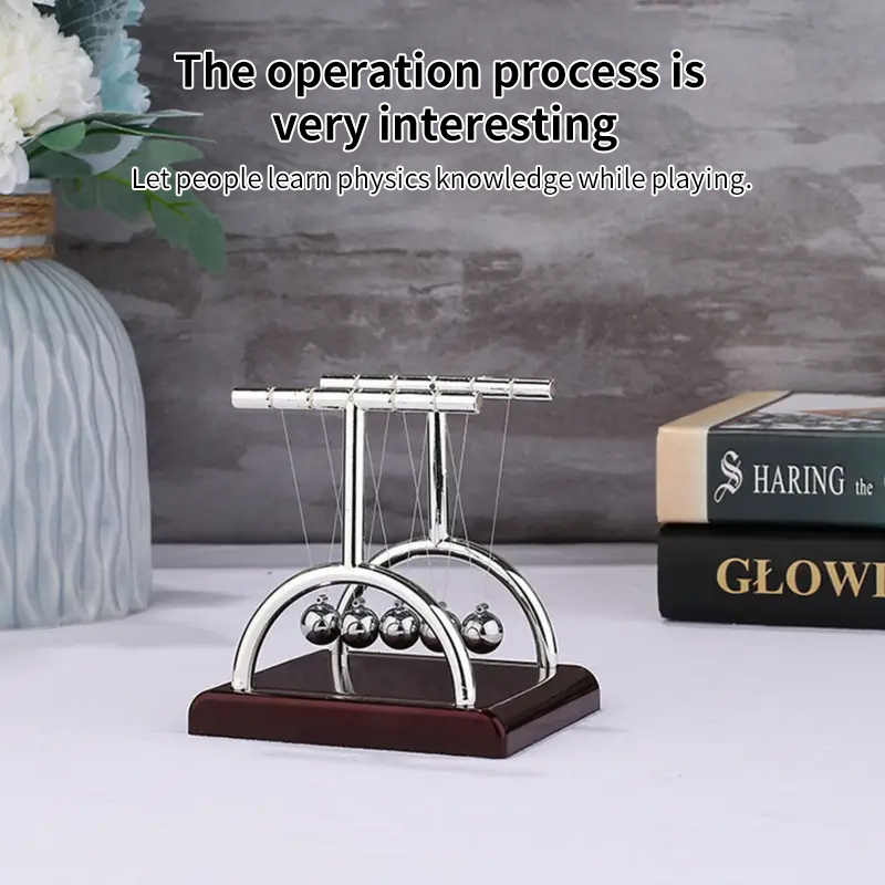Newton Pendulum Balance Balls: - Newton Cradle Large 评论和价格