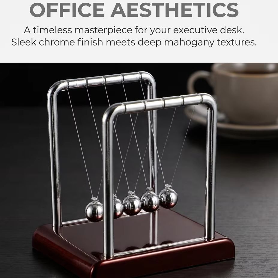 Newton Cradle Balance Pendulum - Newton Cradle Large 评论和价格