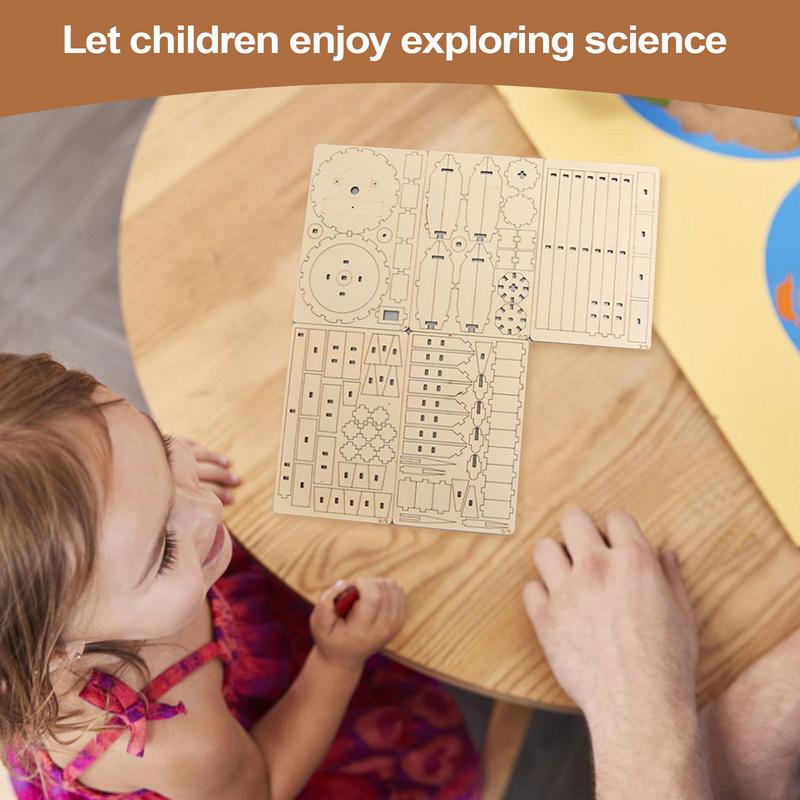Wooden Satellite Model Making  - Science Project Toys Making 评论和价格